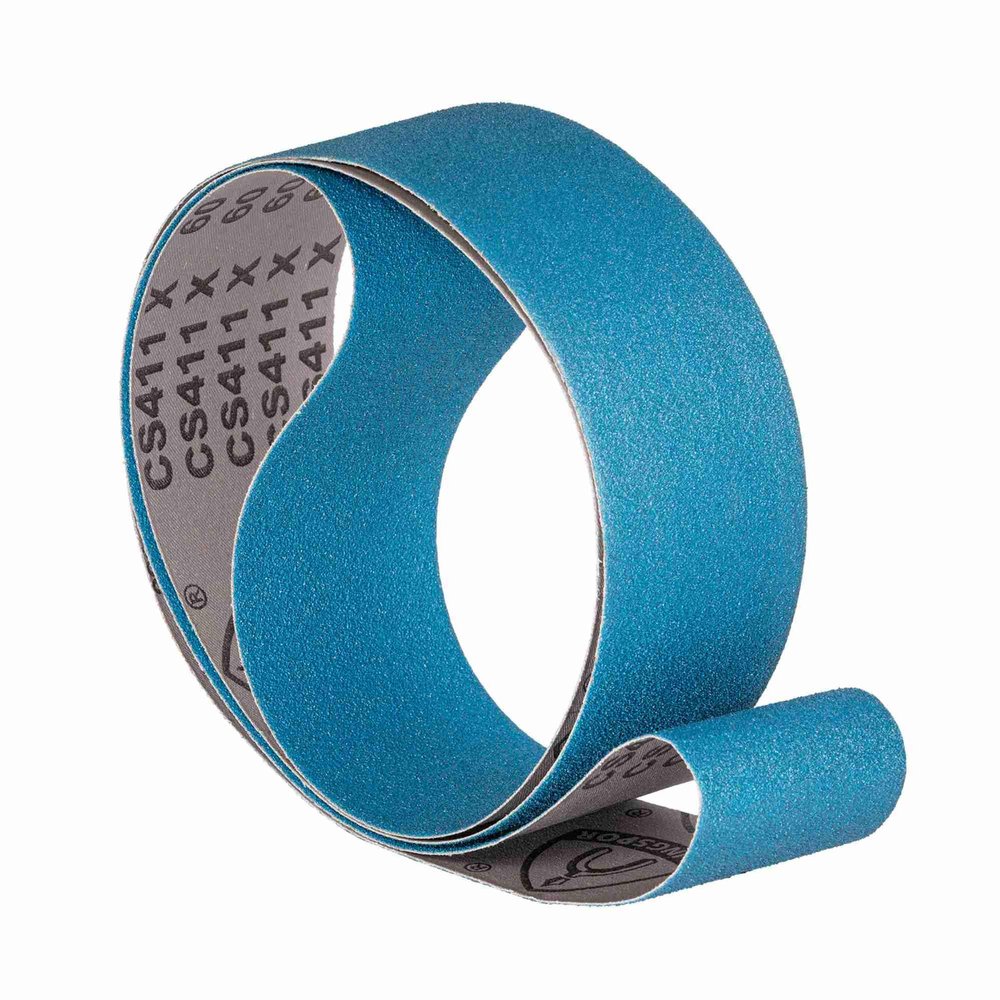 Klingspor CS 411 X Zirconia Abrasive Belts, 100 x 1220 mm, P24, 15-Pack