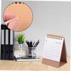 DIYEAH Desk Calendar for Office, Paper Calendar with Note Function, Spiral-Bound, Space-Saving and Practical view 2