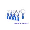 100-Pack 16–14 AWG Insulated Ring Crimp Terminals (10 mm Bolt) view 2