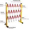 Retractable Industrial Mobile Safety Barricade, Expandable Metal Traffic Barrier, 1.2 x 3 m view 3