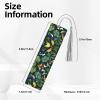 Tropical Birds and Leaves Wooden Bookmark with Tassel view 3