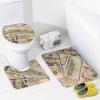 4-Piece US Dollar Bill Pattern Bathroom Set view 4