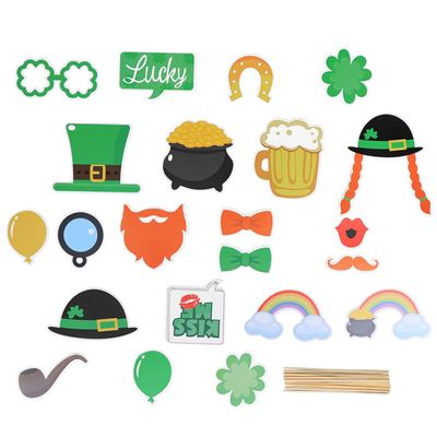 Angoily St. Patrick’s Day Photo Booth Props and Party Accessories