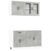 Brokky 4-Piece Kitchen Cabinet Set, Kalmar Concrete Gray, Engineered Wood / 3314855 view 2