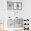 Brokky 4-Piece Kitchen Cabinet Set, Kalmar Concrete Gray, Engineered Wood / 3314855 view 3