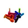 10-Piece M5x16 Dark Blue Anodized Aluminum Flat Countersunk Hex Socket Screws view 4