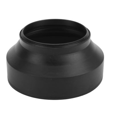 Universal 3-in-1 Collapsible Camera Lens Hood with Adjustable Metal Loop for DSLR Cameras, Easy to Carry (67 mm)