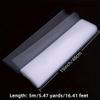 MRESXT 5 m x 48 cm Transparent Crystal Organza Tulle Roll, Light Pink view 2
