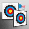 20-Pack Bullseye Archery Targets, 10-Ring Paper Targets, 62 x 62 cm view 4
