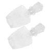 Cabilock 2-Piece 250 ml Transparent Glass Wine Bottles, Elegant Portable Thick-Walled Storage Bottles for Home view 1