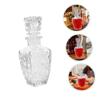 Cabilock 2-Piece 250 ml Transparent Glass Wine Bottles, Elegant Portable Thick-Walled Storage Bottles for Home view 3