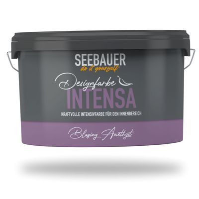 SEEBAUER diy INTENSA Violet 2.5 L (Blazing Amethyst) Matte Interior Wall Paint