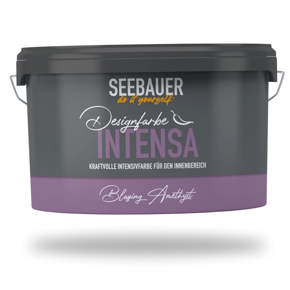 SEEBAUER diy INTENSA Violet 2.5 L (Blazing Amethyst) Matte Interior Wall Paint