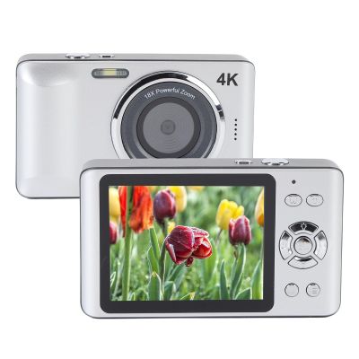 4K 64MP Digital Camera with Autofocus and 18x Digital Zoom