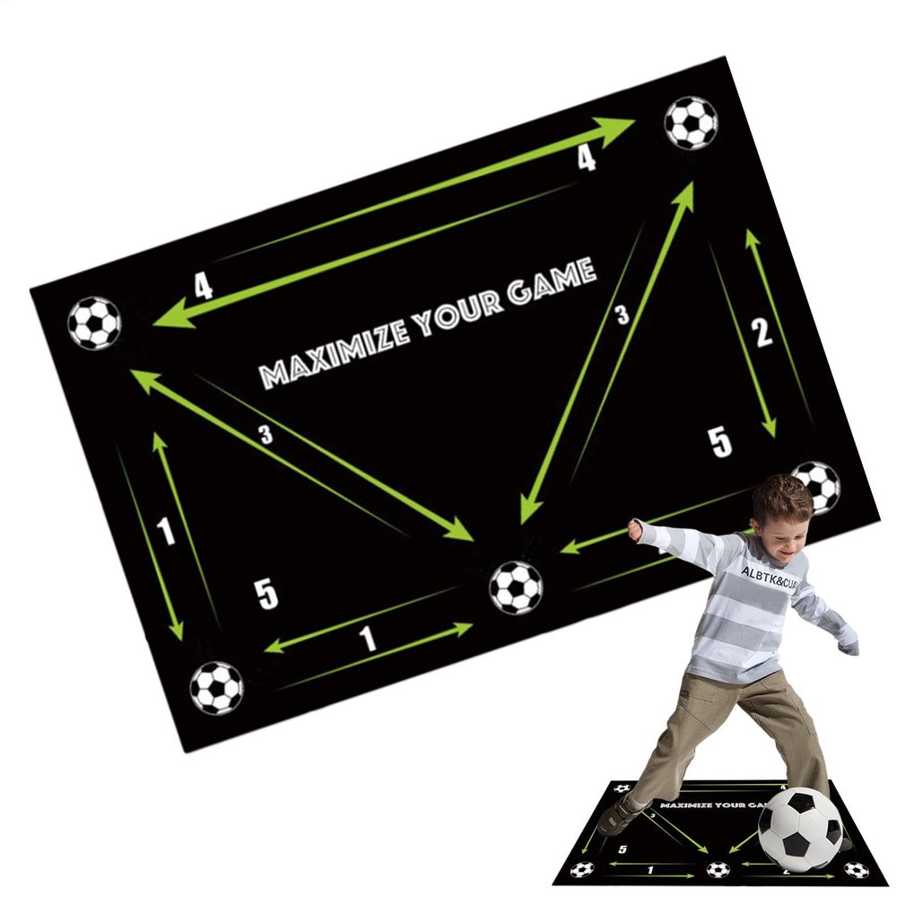 Football Footwork Training Mat for Step Agility