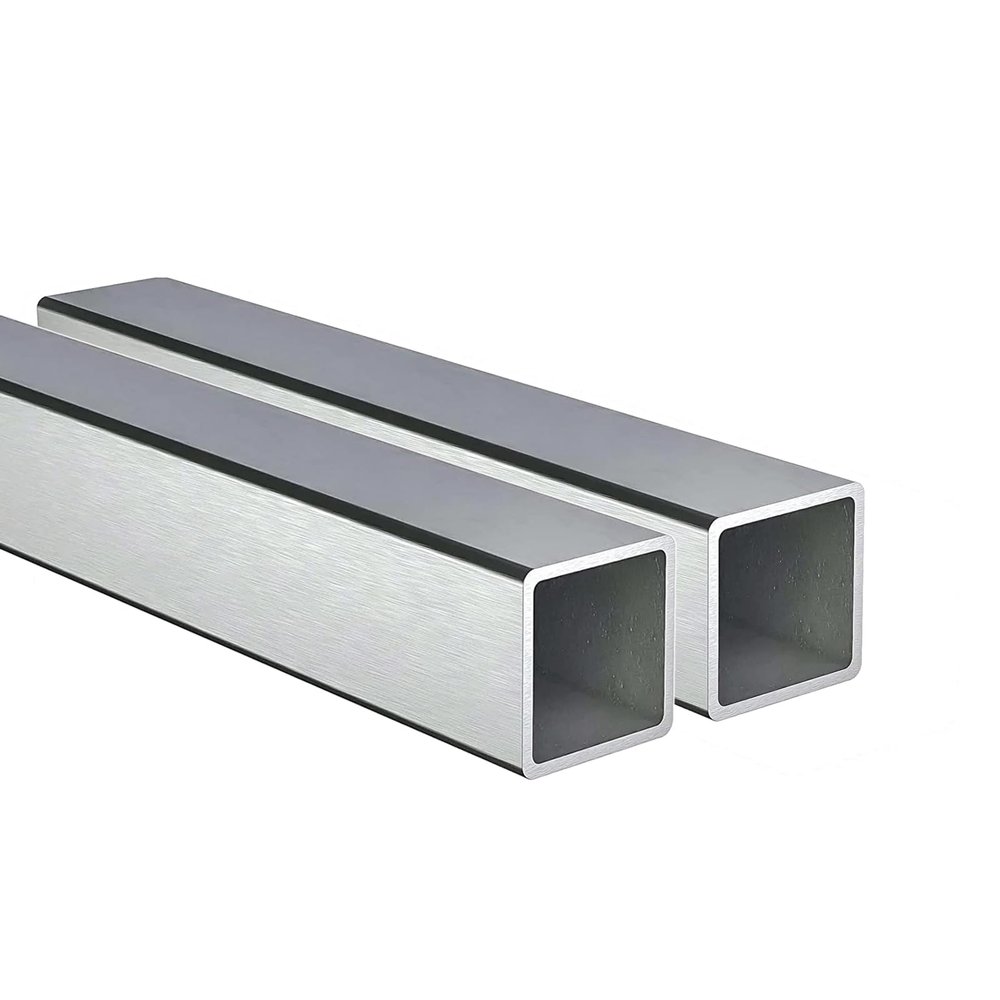 Kwweeoo 304 Stainless Steel Square Tube, 2-Pack, 20 x 20 x 930 mm