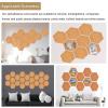 Hexagonal Cork Bulletin Board Tiles, 20-Pack, Large view 3
