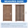 Wzlxcxxy Magnetic Fly Screen Door for Balcony, 185 x 180 cm, Black view 3