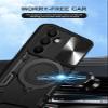 Jiajihua Case Compatible with Samsung Galaxy A24 4G SM-A245, Black view 3