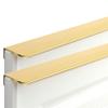 Invisible Cabinet Handles, Aluminum Alloy, Gold, 2 Pieces view 1