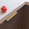 Invisible Cabinet Handles, Aluminum Alloy, Gold, 2 Pieces view 4