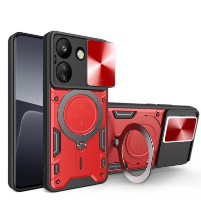 Jiajihua Case Compatible with Vivo Y03 4G V2332, Red
