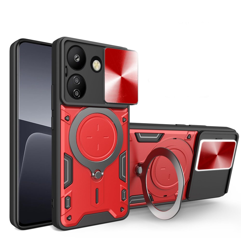 Jiajihua Case Compatible with Vivo Y03 4G V2332, Red