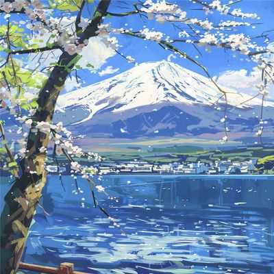 5D Tree Diamond Painting Kit, 50 x 70 cm, Full Drill Square Diamond Art