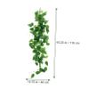 3 Artificial Vine Ornaments with Green Leaves for Wall Decor view 2