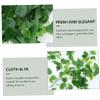 3 Artificial Vine Ornaments with Green Leaves for Wall Decor view 4