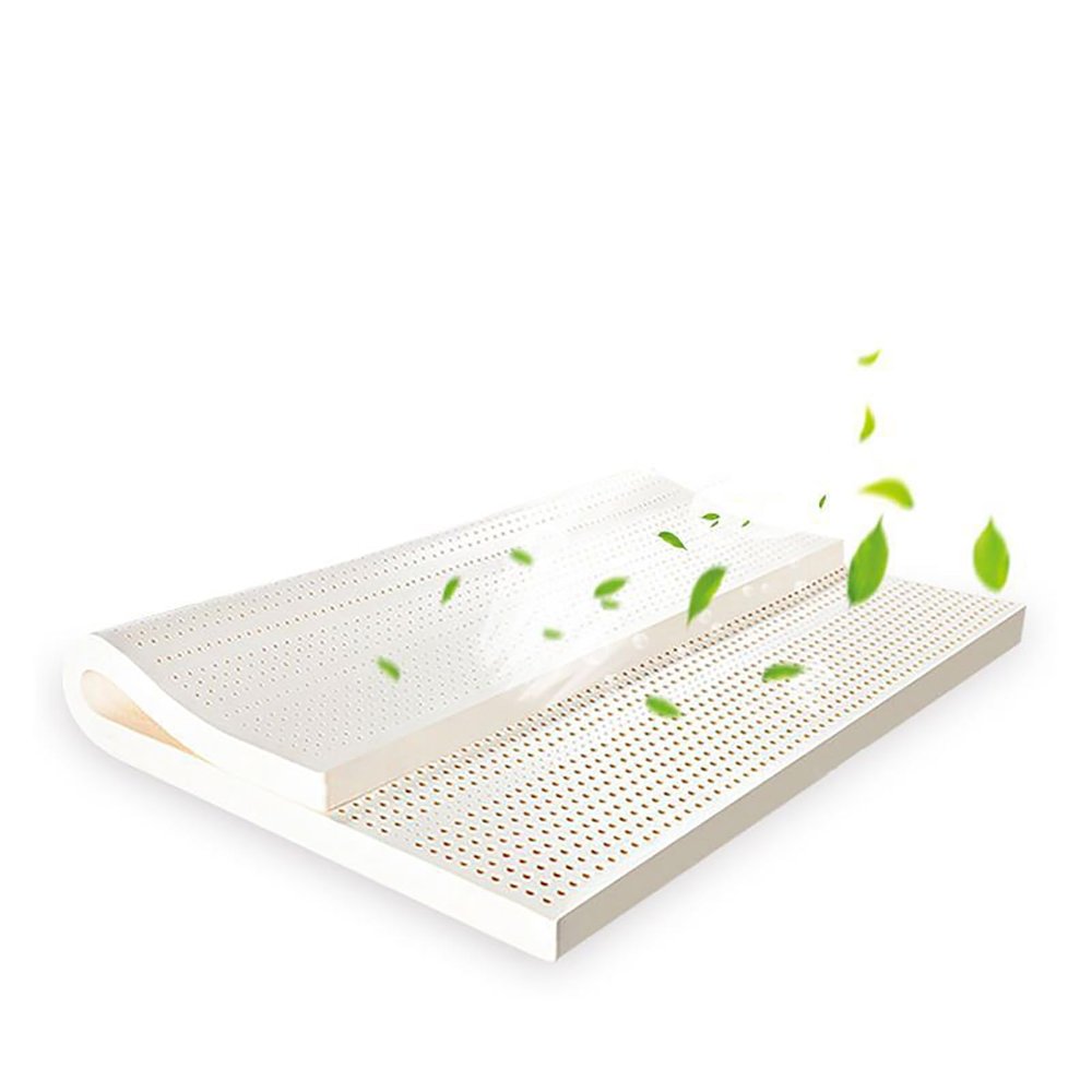 Generic Natural Latex Mattress, Massage Single/Double/Hotel/Family/King/Queen/Twin/Full, 2/3/4 in, Organic Cover Included, 3 in, 71 x 87 in