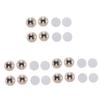 Gatuida 12-Piece Self-Adhesive Storage Boxes with Practical Swivel Casters for Easy Handling at Home, for Storage Containers and Trash Cans view 3