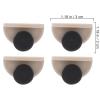 Gatuida 12-Piece Self-Adhesive Storage Boxes with Practical Swivel Casters for Easy Handling at Home, for Storage Containers and Trash Cans view 4