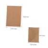 Vintage Greeting Card Set with Envelopes, 120 Pieces, Kraft Paper view 2