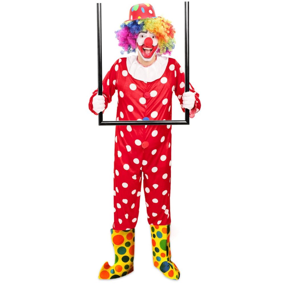 SOIMISS Clown Shoe Covers, 1 Pair, Composite Flannelette