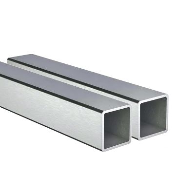 Kwweeoo 304 Stainless Steel Square Tubes, 2-Pack, 20 x 20 x 2100 mm, 2 mm Wall
