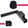 MOOEDJKL Solid Brass Matte Black Kitchen Faucet with Swivel Spout view 4
