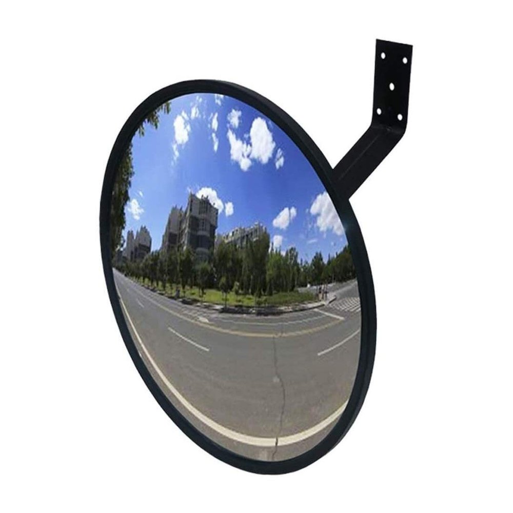 Wide-Angle Safety Mirror for Indoor and Outdoor Use