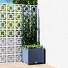 Myheimly Planter with Trellis, Dark Gray, 40 x 40 x 136 cm, PP view 1