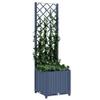Myheimly Planter with Trellis, Dark Gray, 40 x 40 x 136 cm, PP view 3