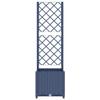 Myheimly Planter with Trellis, Dark Gray, 40 x 40 x 136 cm, PP view 4