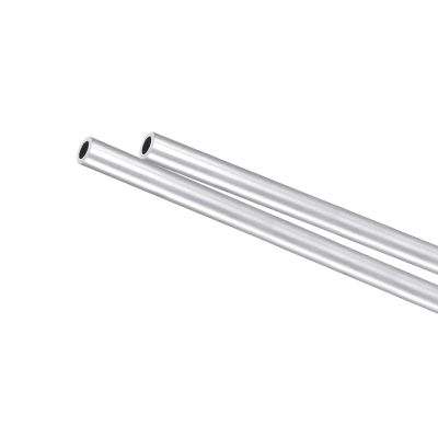 MACHSWON 6063 Aluminum Round Tube, 3 mm OD, 2 mm ID, 250 mm Long, Seamless, Straight, 2-Pack