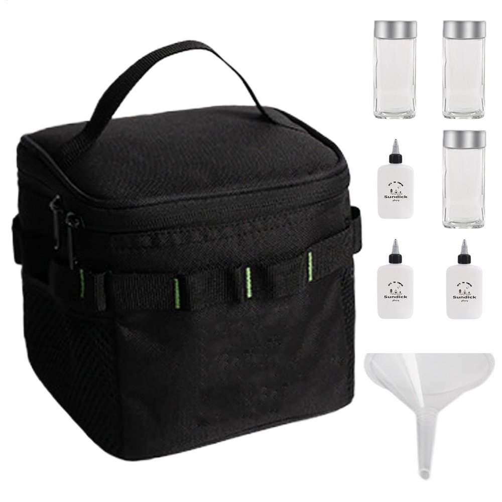 Travel Spice Container Set with 6 Bottles
