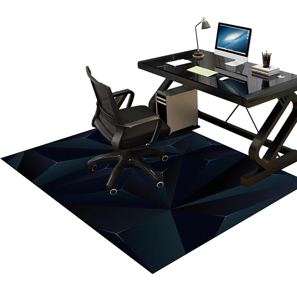 Tkuhknag Chair Mat for Hard Floors and Carpets, 70 x 100 cm