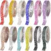 PTNKUIIY Crystal Rhinestone Ribbon, 3 Yards x 1 cm, Self-Adhesive, Multicolor view 2