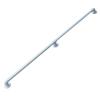 Modern White Stair Railing for Indoor and Outdoor Use, Complete Set for 1.6 m Stair Railing, Safety Straps (Size: 3.90 m) view 1