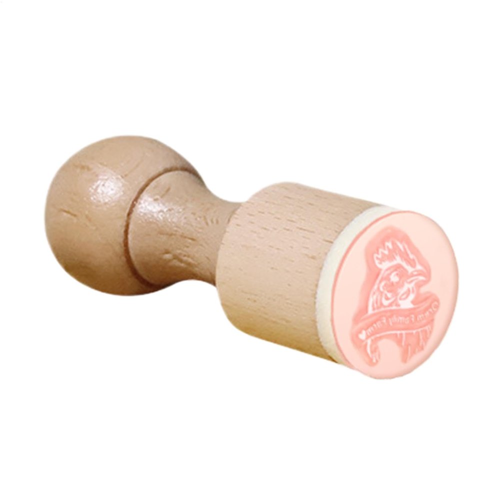Egg-Shaped Farm Egg Label Stamp | Multifunctional