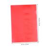 NUOBESTY 30-Piece Clear Red PP Document Folders view 2