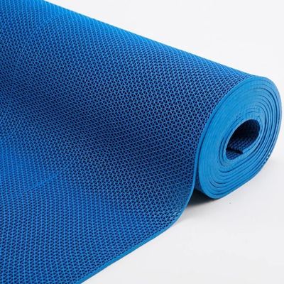 EdfYHSL PVC Drainage Anti-Slip Floor Mat, Cuttable, 35.4 x 39.4 in