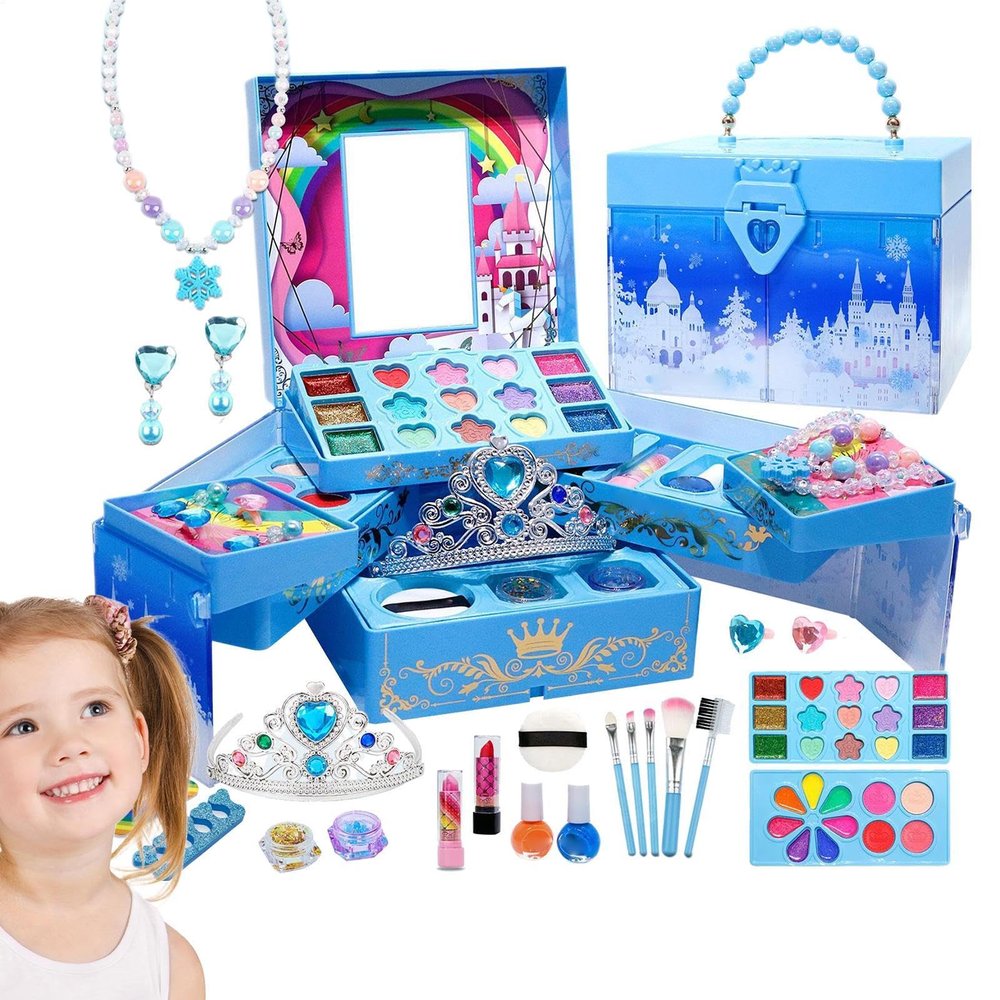 Girls' Princess Makeup Pretend-Play Set
